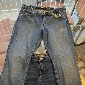 Boot legged Levi jeans